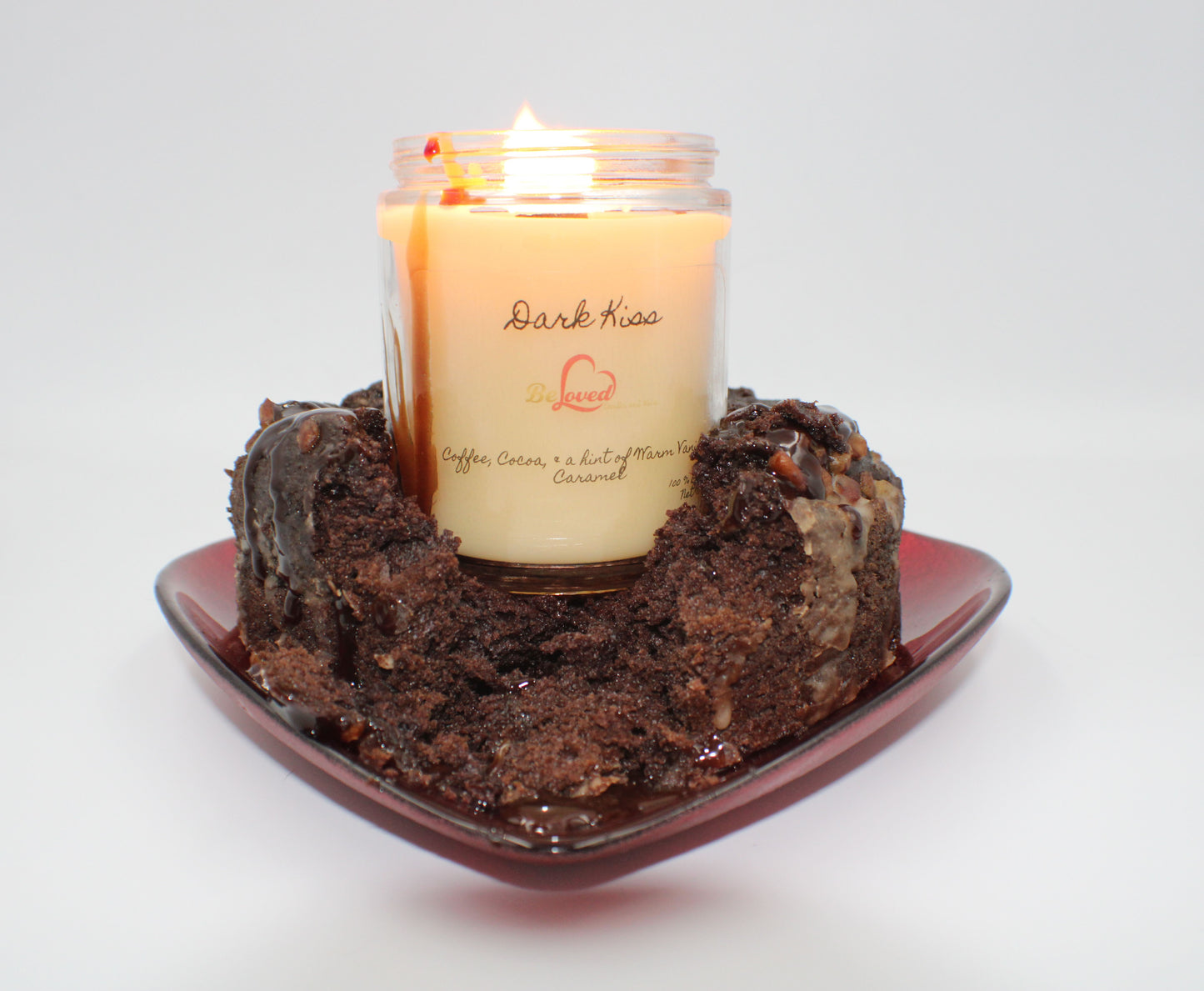 Dark Kiss Candle 8oz w/Wooden Wick